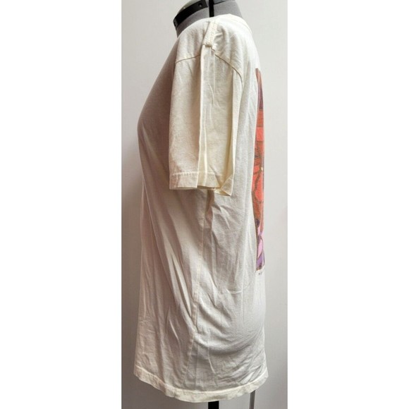 Dravus Heading Nowhere T Shirt Unisex Size Large Cream Back Graphic - Picture 3 of 4